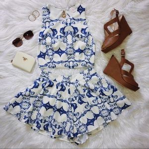 L’atiste blue two piece set